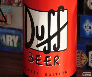 Puzzle Duff Beer λογότυπο